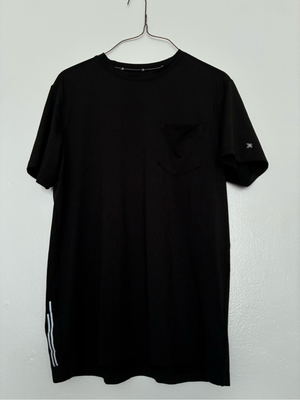 Kenneth Cole Black Short-Sleeve Pocket Tee